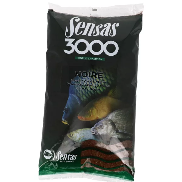 Krma Sensas 3000 Noire Črna 1kg