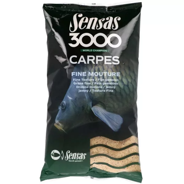Sensas 3000 Carp Fine Particles Krmilo 1kg