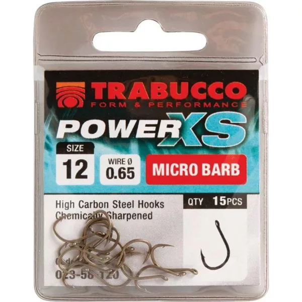 Trabucco Power XS 6 Z očesom, Z bodico Feeder Trnek 15db