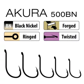   Trabucco Akura Carp Boilie 500 BN 01 Trnek z ušescem, z zalustjo 10 kos
