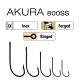 Trabucco Akura 800 SS 5/0 Trnek za roparice 6 kos