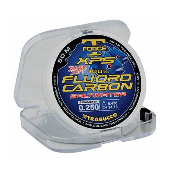 Trabucco T-Force XPS Fluorocarbon Morska Voda 2013 50m 0,125mm Monofilamentna Predvez