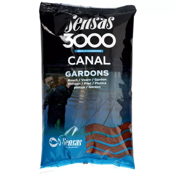 Sensas 3000 Super Canal Gardons Roach Krmna Mešanica 1kg