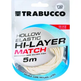   Trabucco Hi-Layer Hollow Elastic Match Cevasta guma za palice 1,8mm 5m