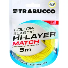   Trabucco Hi-Layer Hollow Elastic Match Cevasta guma za palice 2,05mm 5m