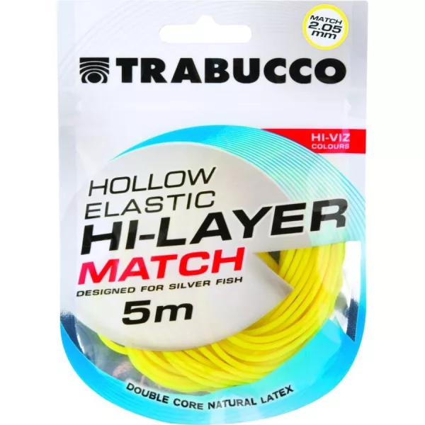 Trabucco Hi-Layer Hollow Elastic Match Cevasta guma za palice 2,05mm 5m