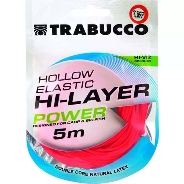 Trabucco Hi-Layer Hollow Elastic Power Cevasta guma za palice 1,9mm 5m