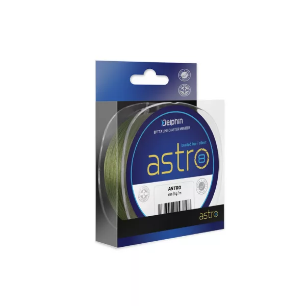 Delphin ASTRO 8 zelena 1300m 0,17mm 24,2lbs
