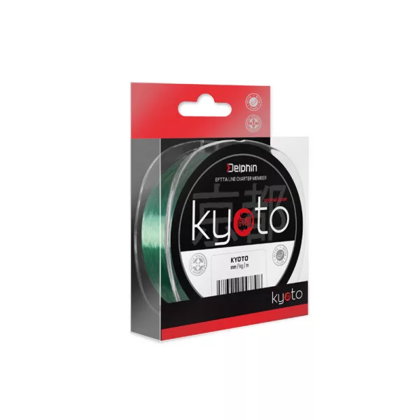 Monofil Delphin KYOTO zelena 0,181mm 6,7lbs 5000m