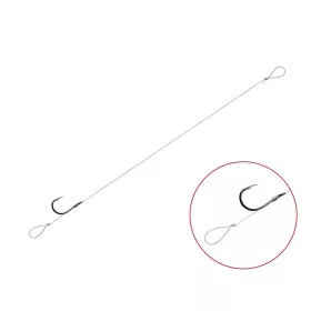 Feeder predvez z trnkom Delphin FLR Loop / 6 kos 8cm #8