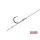 Delphin Proxi Sting vezan kavelj 12cm / 0,10mm / BARB #6 / Sting 7mm