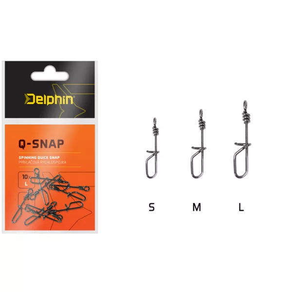 Povezava za vabljenje Delphin Q-SNAP / 10 kosov / 0,8 mm L