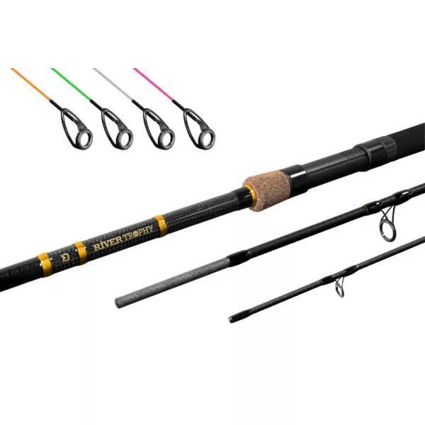 Delphin RIVER Trophy NXT + 4 konice 300cm/160g/3 deli Feeder palica