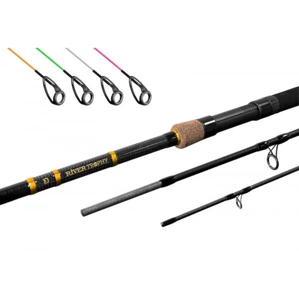 Delphin RIVER Trophy feeder palica NXT +4 konice/360cm/200gr/3 deli