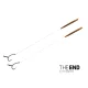 Delphin THE END D-Rig vezan trnek / 2 kosa Predvezani trnek 20cm/0,35mm/#6