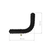 Delphin EVA SmallBEND držalo za feeder palico 15x12cm