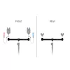 Delphin SimpleBUZZ 2 palčni buzzbar Prečna opora 30cm