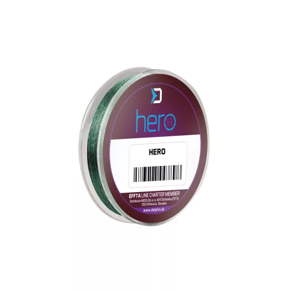 Delphin HERO 8 0,12mm Pletena zelena