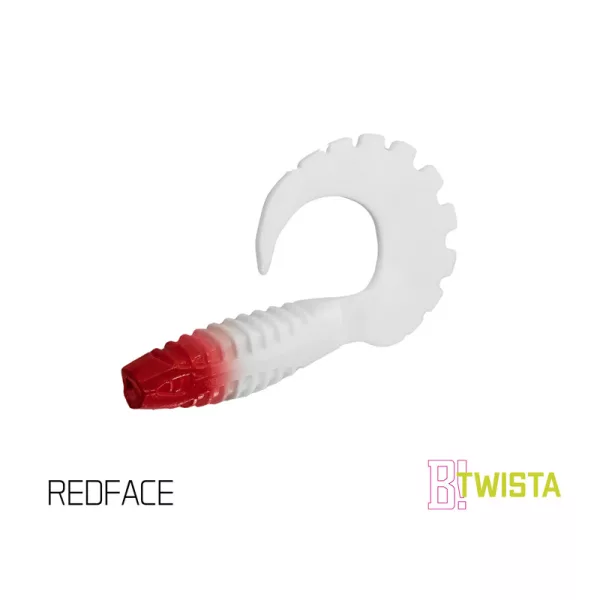 Gumijasta vaba Delphin TWISTA UVs / 5 kos 8cm/RedFACE