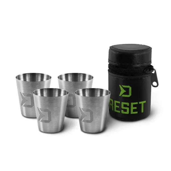 Set skodelic iz nerjavečega jekla Delphin RESET 4in1