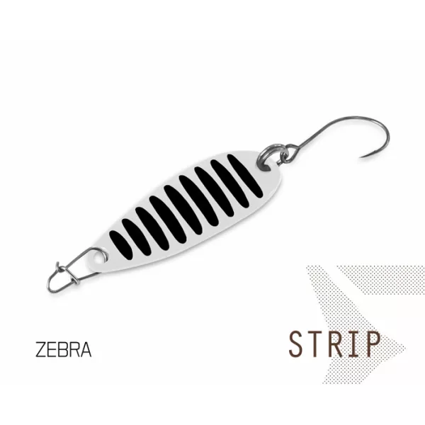 Delphin Bleščeč STRIP Nihajoča vaba 10 7,5gr Zebra