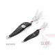 Delphin Žlica SLOT Vrtilna žlica 15 g Black Nickel