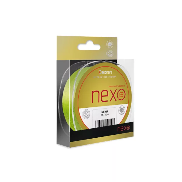 Delphin NEXO 8 / fluo zelena Pletena vrvica 0,20mm 130m