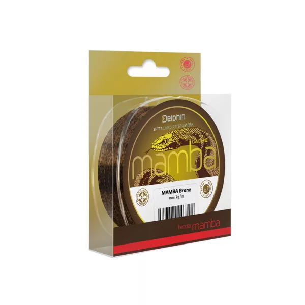 Delphin MAMBA Feeder / Bronz Monofilna laksa 0,26mm 200m
