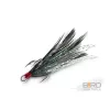 Delphin B!RD Hook TRIPLE / 3 kosi črnih peres #8
