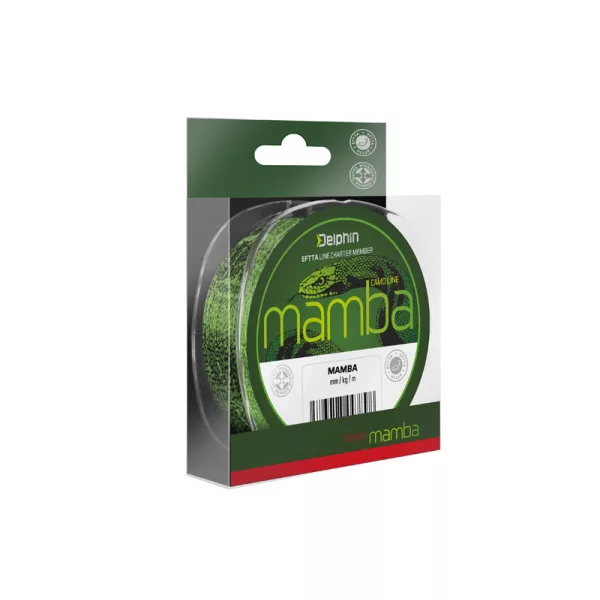 Delphin Mamba Feeder Camou 0,20mm 6000m Monofilna Glavna Vrvica