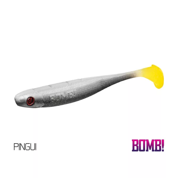 Delphin DuoPACK BOX BOMB! Rippa / 12x 5 kosov 5cm/PINGUI silikonska vaba