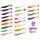 Delphin DuoPACK BOX Top mix BOMB! Rippa / 12x 5 kosov 5cm/MIX gumijasta riba
