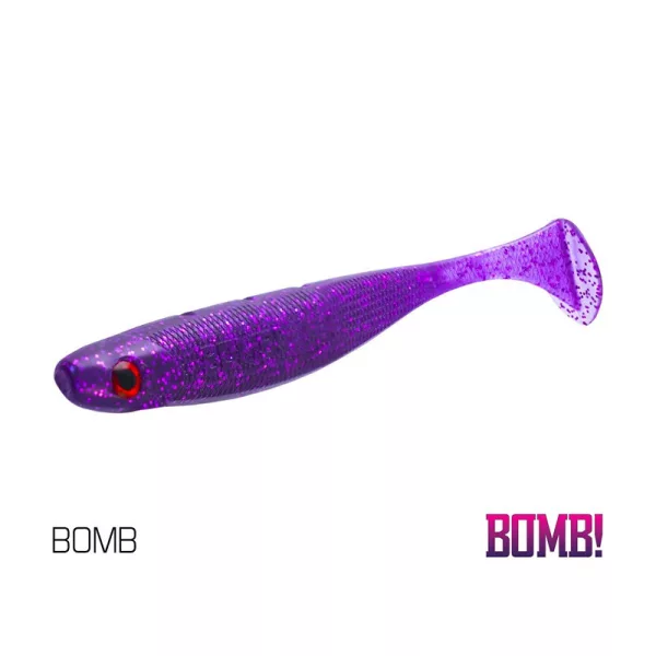 Delphin DuoPACK BOX BOMB! Rippa / 12x 5 kosov 5cm/BOMB silikonska vaba