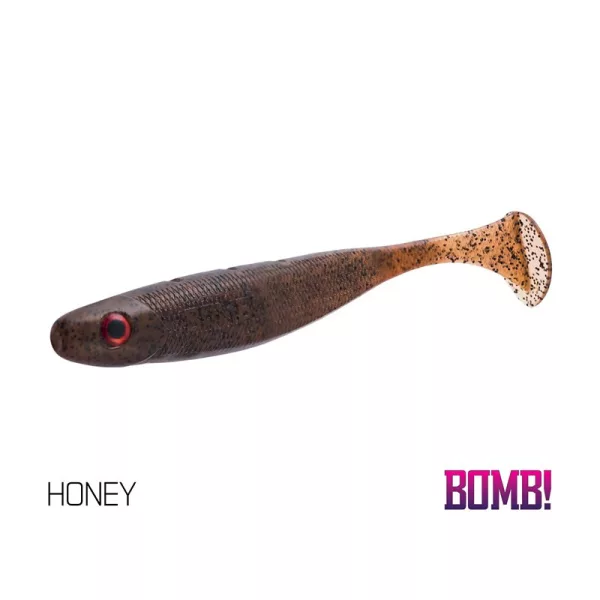 Delphin DuoPACK BOX BOMB! Rippa / 12x 5 kosov 5cm/HONEY silikonska vaba