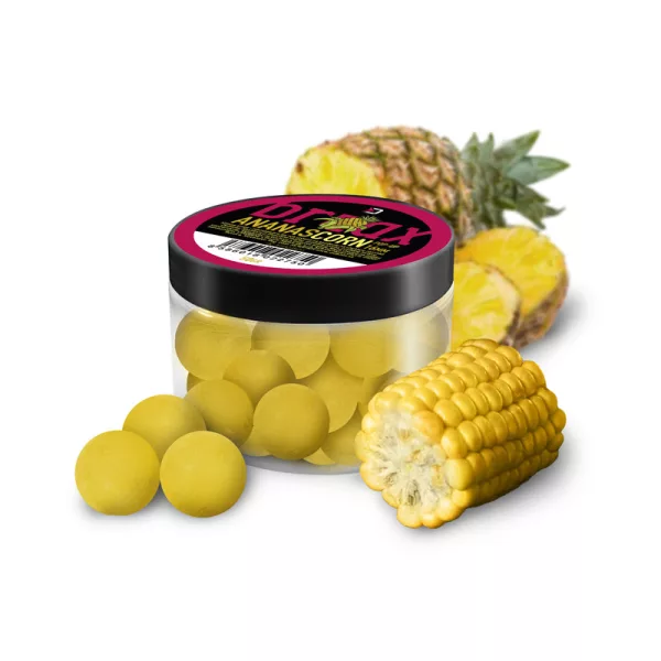 Delphin BreaX POP vaba 16mm/50g Koruza-Ananas pop up