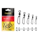 Delphin Rolling Swivel With T Snap - #8 Vrtljiva zaponka 10 kos
