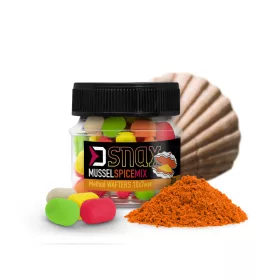   Delphin MIX D SNAX WAFT vaba 10x7mm/20g Školjka-Začimba wafters