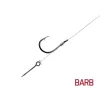 Delphin FLR Sting 8cm 0.22mm #8 Predvezana trnek z brado s konico za vabo 6db