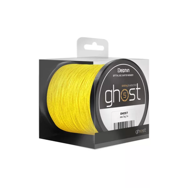 Delphin Ghost 4+1 Rumena 0,33mm 2000m Pletena Glavna Vrvica
