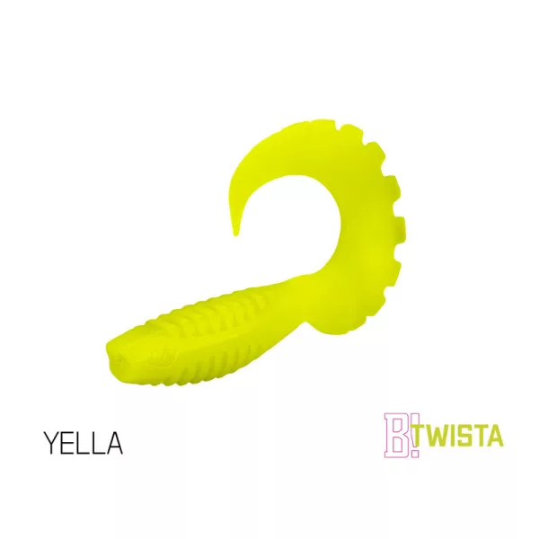 Delphin Twista UVs - Yella 10cm Plastična vaba 5 kos