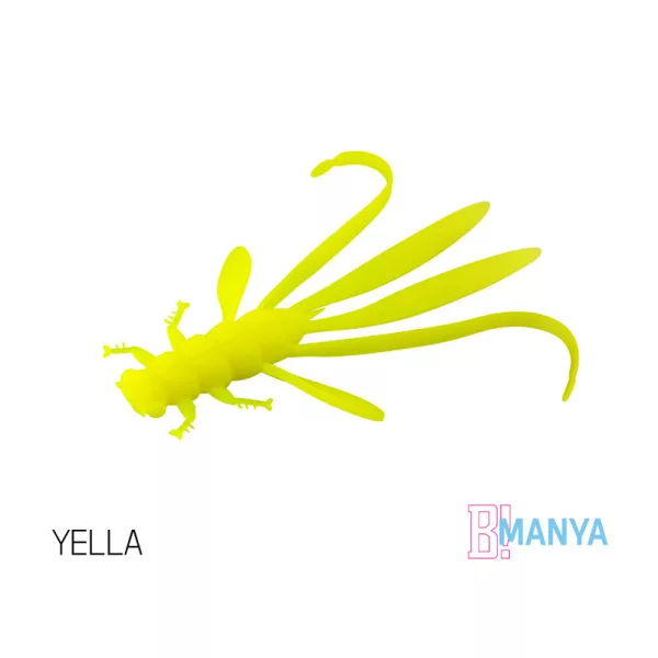 Delphin Manya UVs Nimfa - Yella 10,5cm Plastična vaba 5db