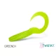 Delphin TwistaX Eeltail UVs - Greench 15cm Plastična vaba 5 kos