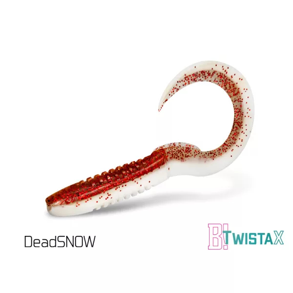 Delphin TwistaX Eeltail UVs - DeadSnow 6cm Plastična vaba 5 kos