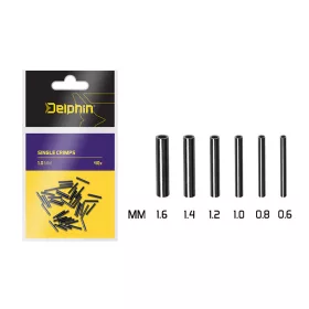 Delphin Single Crimps - Krimpalna cev 0,6mm 40db