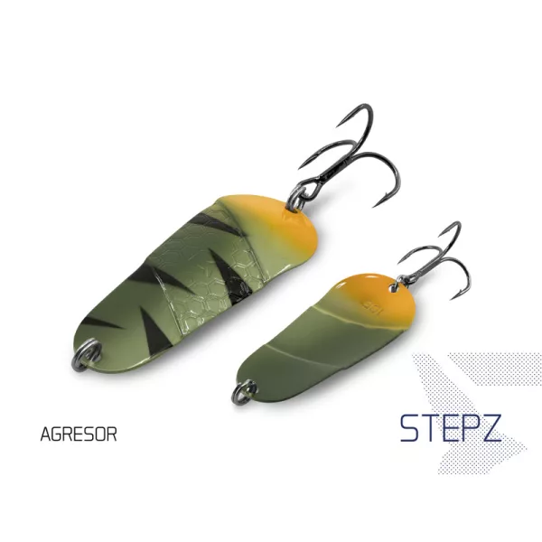 Delphin Stepz StripScale Vobler Žlica #2 10g Agresor