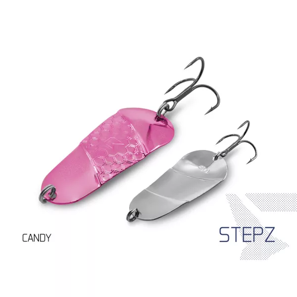 Delphin Stepz StripScale Vobler Žlica #2 10g Candy