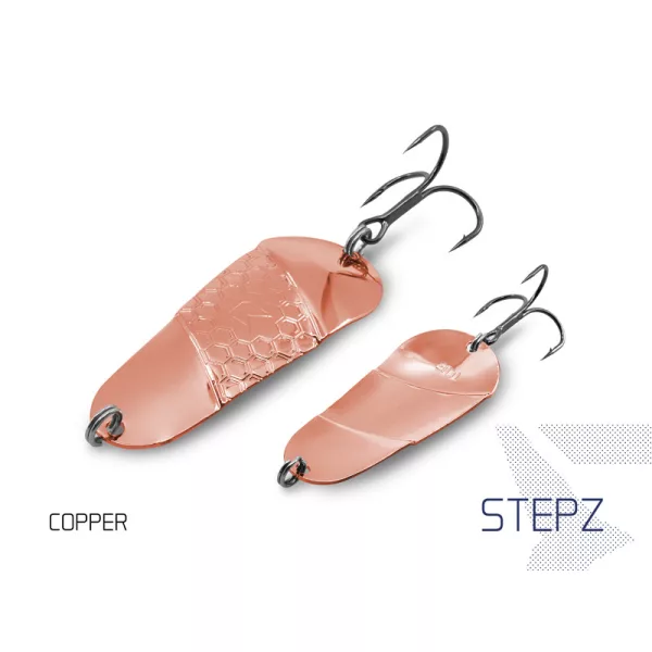 Delphin Stepz StripScale Vobler Žlica #2 10g Cooper