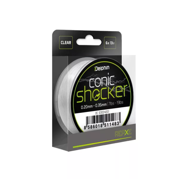 Delphin Konusni metni predvez Conic Shocker Reaxe 6x13m 0,22mm-0,40mm