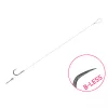 Delphin FLR Sting 8cm 0,22mm 10-ka z očesom, Brez brade, Predvezan trnek z bodico za vabo 6db