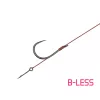 Delphin Proxi Sting 8cm 0,10mm 12, z zanko, brez bodice, predvezan trnek z bodico za vabo, 6 kosov